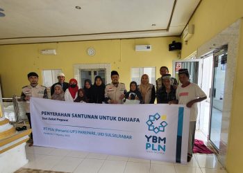 PT PLN UP3 Parepare: Santunan dan Listrik Gratis Semarakkan HUT ke-80 Kemerdekaan RI