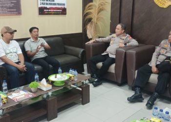 Terima Pengurus PWI Parepare, Kapolres: Media Mitra Strategis Polri