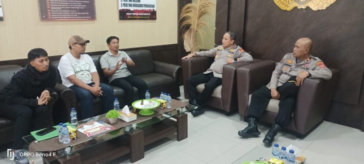 Terima Pengurus PWI Parepare, Kapolres: Media Mitra Strategis Polri