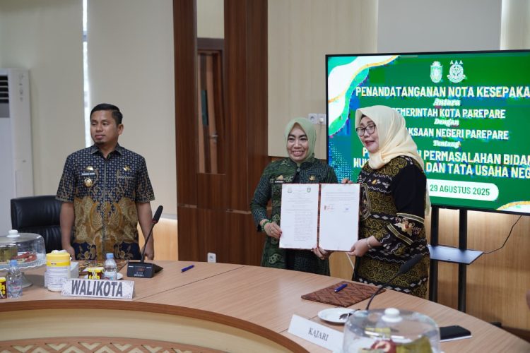 Pemkot Parepare Tanda Tangan Nota Kesepahaman dengan Kejari