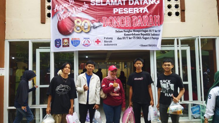 Alumni SMAN 1 Angkatan 94 Hebat, Laksanakan Donor Darah, Wow Melebihi Target