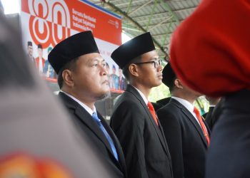 Kakantah Parepare Hadiri Upacara HUT ke-80 Kemerdekaan RI di Alun-Alun Kota