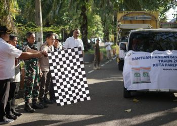 142 Ton Bantuan Cadangan Beras Pemerintah Disalurkan