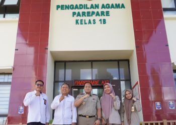 Tingkatkan Kualitas Layanan Pertanahan, Jajaran Kantah Kota Parepare Koordinasi dengan PA Parepare