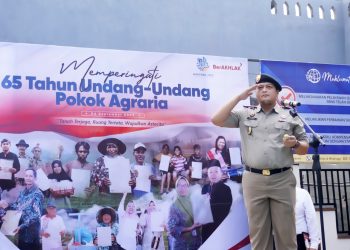 Kantor Pertanahan Parepare Laksanakan Upacara Peringatan Hari Ulang Tahun UUPA ke-65