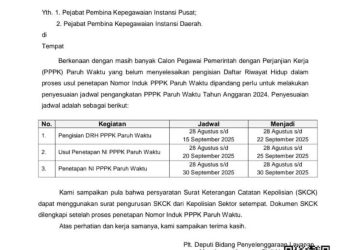 PPPK Catat Ini! Pengisian Daftar Riwayat Hidup Diperpanjang hingga 22 September