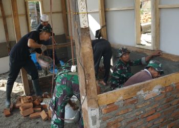 Rehab RTLH Ditarget Selesai Sebelum Penutupan TMMD Ke-126 Kodim 1401/Majene