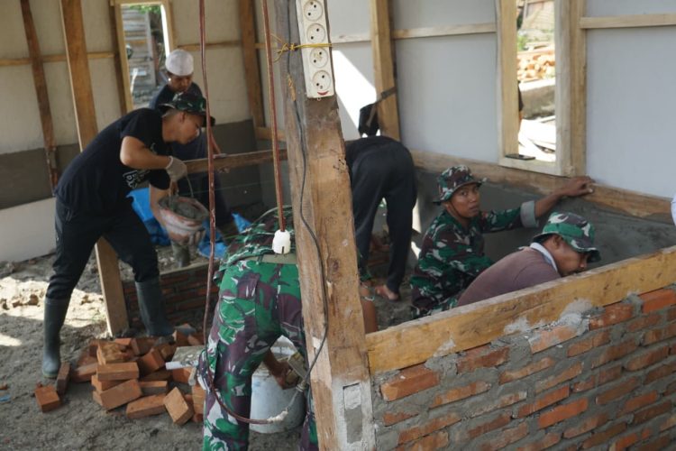 Rehab RTLH Ditarget Selesai Sebelum Penutupan TMMD Ke-126 Kodim 1401/Majene