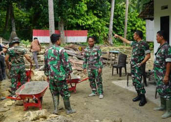 Dansatgas TMMD Kodim 1401/Majene Tegaskan: Program Pembangunan Sesuai Target