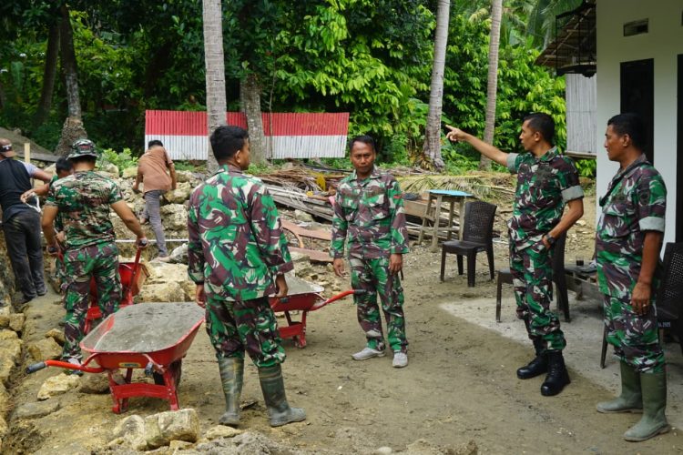 Dansatgas TMMD Kodim 1401/Majene Tegaskan: Program Pembangunan Sesuai Target