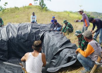 Manunggal Air Satgas TMMD Kodim 1401/Majene Atasi Krisis Air, Harapan Baru Petani Bawang Desa Pamboborang