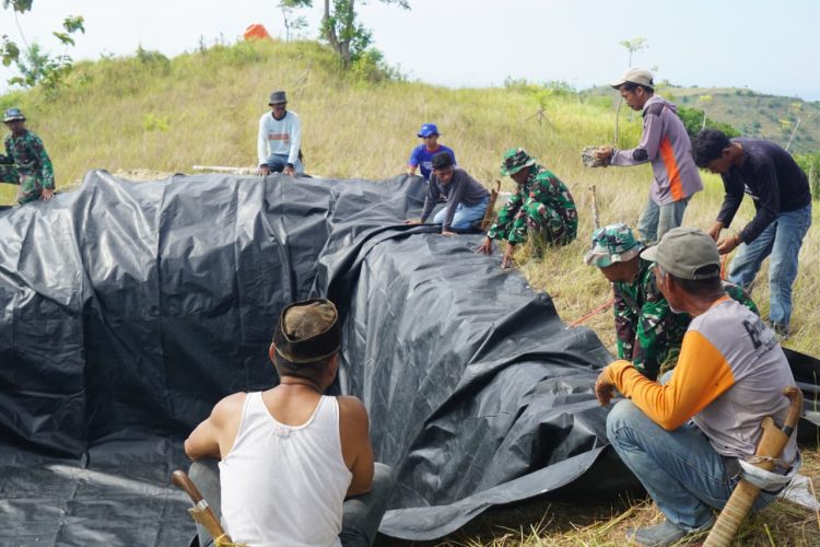Manunggal Air Satgas TMMD Kodim 1401/Majene Atasi Krisis Air, Harapan Baru Petani Bawang Desa Pamboborang