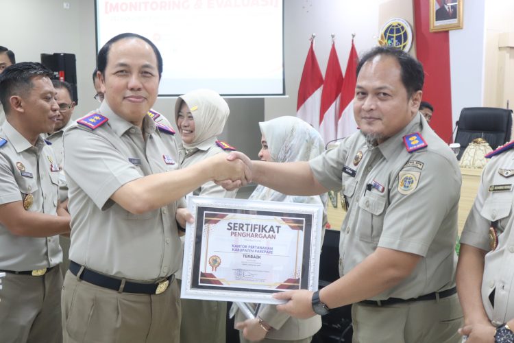 Kantor Pertanahan Kota Parepare Raih Penghargaan Pengelolaan Strategi Komunikasi Terbaik