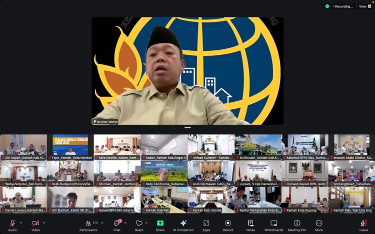 Menteri Nusron Ingin Pemohon Punya Kepastian Waktu, Biaya, dan Urusan Bisa Dilanjutkan atau Tidak