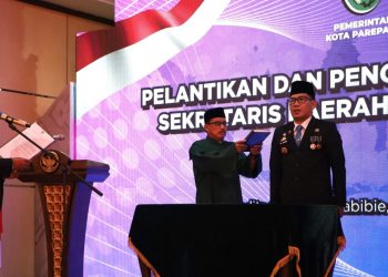 Amarun Agung Hamka Resmi Jabat Sekda Parepare