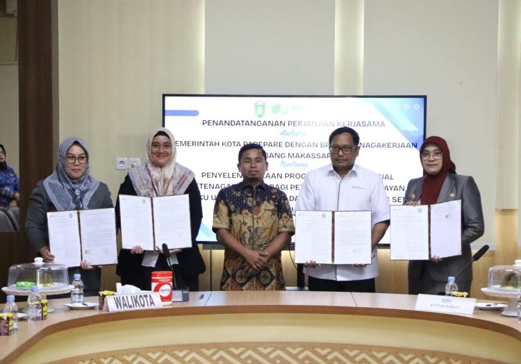 Pemkot dan BPJS Ketenagakerjaan Tanda Tangani PKS Pemberian Jaminan Sosial Pekerja Rentan