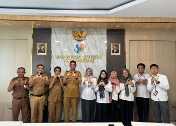 Kesbangpol Kunjungan ke BPS Parepare, Bahas Kolaborasi Penguatan Data dan Koordinasi