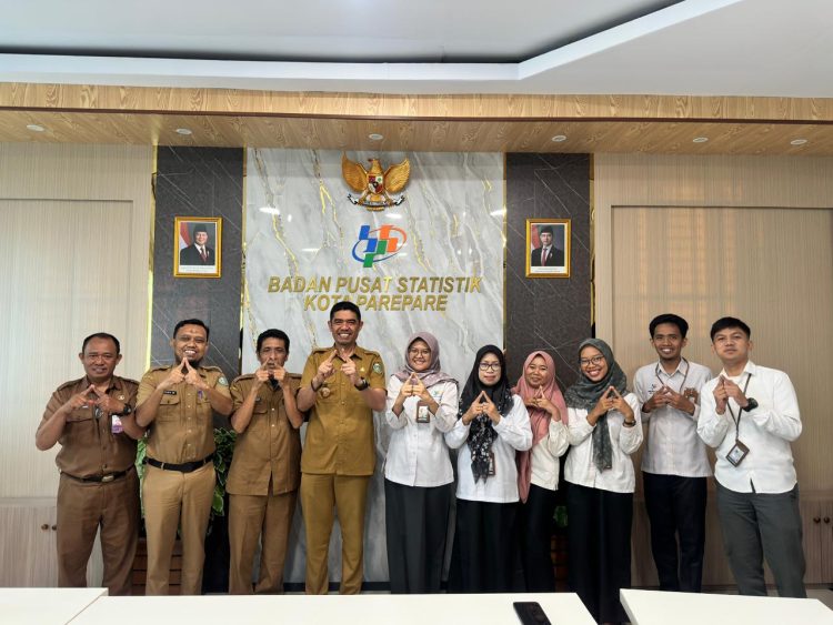 Kesbangpol Kunjungan ke BPS Parepare, Bahas Kolaborasi Penguatan Data dan Koordinasi