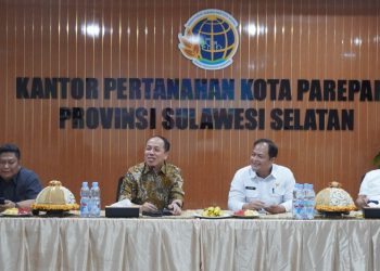 Kakanwil BPN Sulsel Lakukan Kunker, Kepala Kantor Pertanahan Parepare Komitmen Lakukan Perbaikan Berkelanjutan