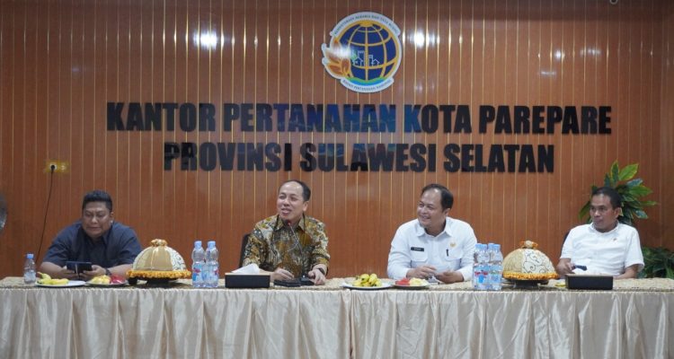 Kakanwil BPN Sulsel Lakukan Kunker, Kepala Kantor Pertanahan Parepare Komitmen Lakukan Perbaikan Berkelanjutan