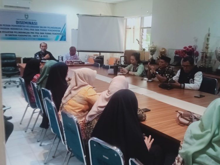 Perlindungan PMI Tanggung Jawab Bersama, Disnaker Parepare Perkuat Peran Pemerintah Kelurahan