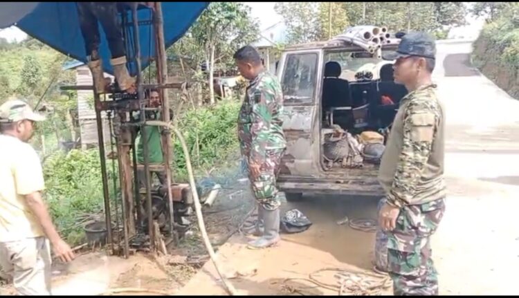 Titik Ketiga Manunggal Air TMMD Kodim 1402/Polman Temukan Sumber Air Bersih
