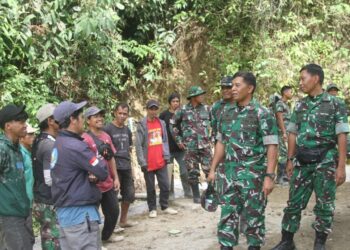 Tinjau Sasaran TMMD Kodim 1402/Polman, Danrem 142/Tatag Saksikan Kemanunggalan TNI-Rakyat