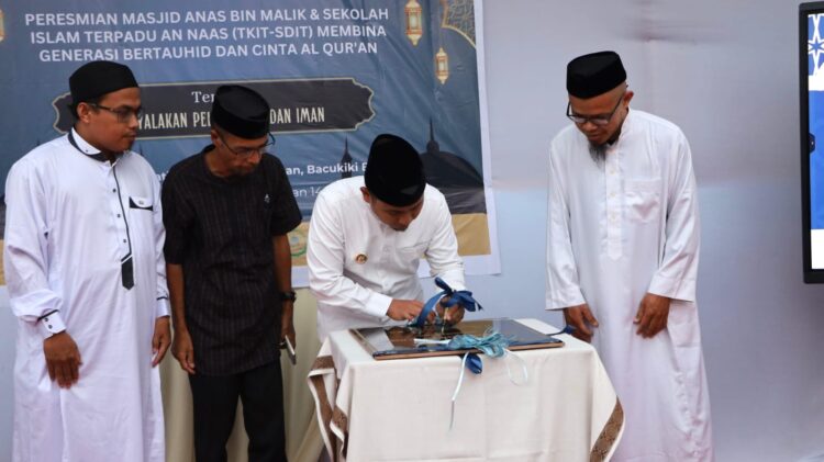 Tasming Hamid Apresiasi Pembangunan Masjid Anas Bin Malik, Harap Jadi Pusat Ibadah dan Pendidikan