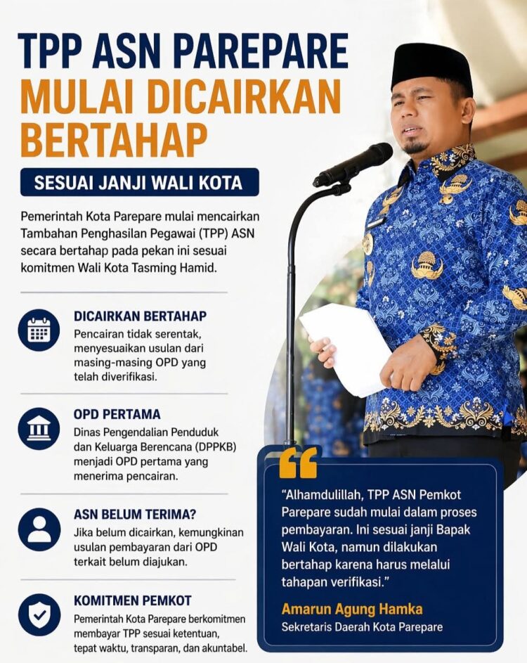 TPP ASN Dicairkan Bertahap, Begini Skema Pembayaran