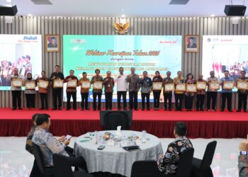 Sekjen Kementerian ATR/BPN Beri Penghargaan Satker Pengelola Kearsipan Terbaik, Kantah Parepare Urutan Delapan Kategori Unit Kearsipan III