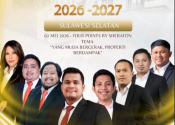 HIPMI Properti Sulsel Dilantik, Perkuat Pengembangan Properti Berkualitas
