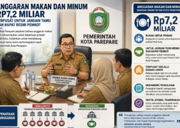 Anggaran Makan dan Minum Rp7,2 Miliar: Terpusat untuk Jamuan Tamu dan Rapat Pemkot
