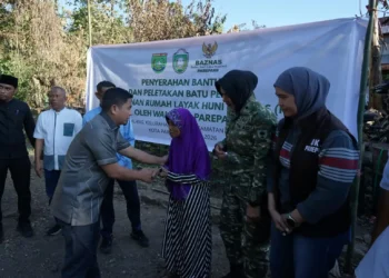 Wali Kota Hadiri Penyerahan Bantuan dan Letakkan Batu Pertama Rumah Layak Huni BAZNAS