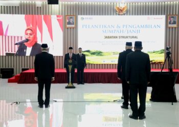 Lantik 78 Pejabat Struktural, Wamen Ossy: Rotasi dan Promosi Jabatan Bentuk Birokrat yang Adaptif