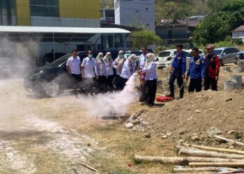 Antisipasi Bencana Kebakaran, RS dr Hasri Ainun Habibie Parepare Gelar Simulasi