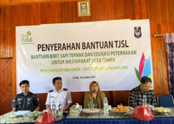 Dorong Ekonomi Desa, PLN NP UP Bakaru Salurkan Bantuan Ternak