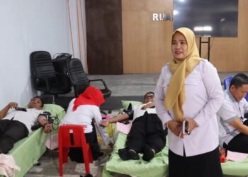 Wabup Nurkanaah Apresiasi Bawaslu Sidrap Gelar Doroh Darah, Wujud Kepedulian kepada Sesama