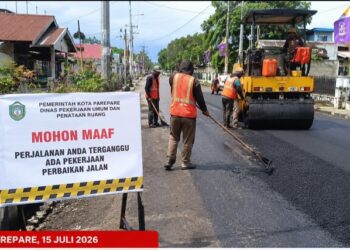 PUPR Parepare Tindak Lanjuti Rekomendasi Inspektorat, Perbaiki Jalan Liu Buloe