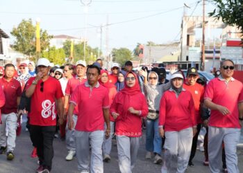 Jalan Santai Satukan Ribuan Peserta dalam Semangat Kemerdekaan di Sidrap