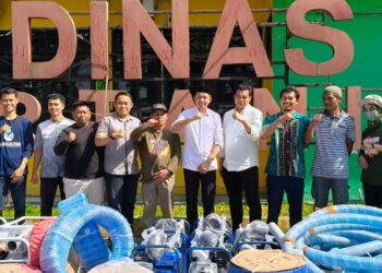 Pemda Enrekang Dapat Bantuan Pompa, Antisipasi Kekeringan di Lahan Persawahan
