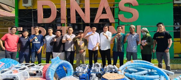 Pemda Enrekang Dapat Bantuan Pompa, Antisipasi Kekeringan di Lahan Persawahan