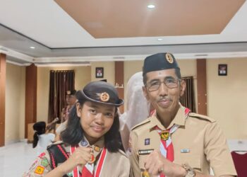 Siswi SMPN 1 Suppa Lolos Jamnas 2026; Dilantik Jadi Pramuka Garuda