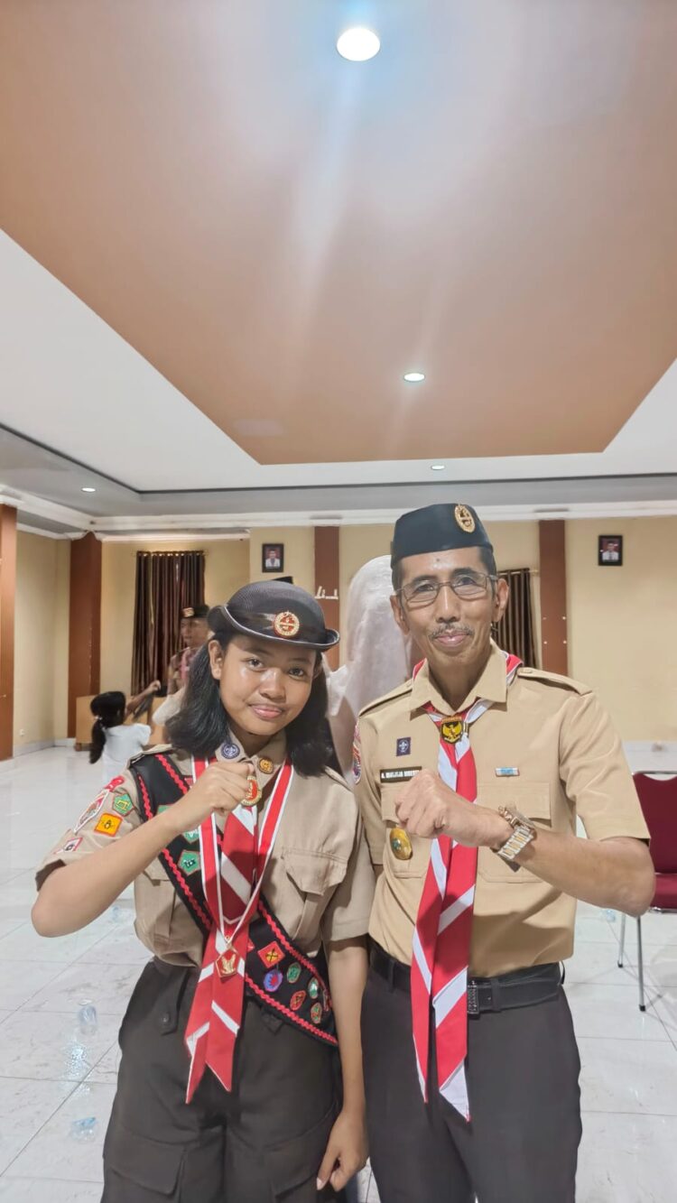 Siswi SMPN 1 Suppa Lolos Jamnas 2026; Dilantik Jadi Pramuka Garuda