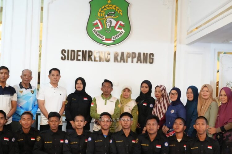 Tim Pagnosa SMADA Temu Bupati dan Wakil Bupati Sidrap Jelang Wakili Sidrap dan Sulsel di Lomba LKBB Tingkat Nasional