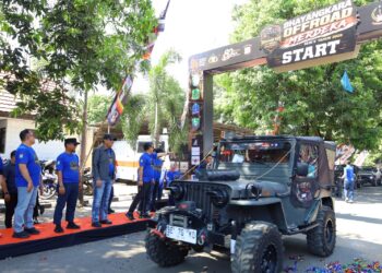 Bhayangkara Off Road Merdeka 2026 saat pelepasan peserta di Lapangan SPN Batua Polda Sulsel