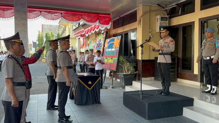 Sertijab Polres Parepare dipimpin Kapolres AKBP Phunky Mahendra Borniawan