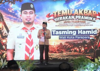 Tasming Hamid Tegaskan Pramuka Punya Kontribusi Penting bagi Masyarakat dan Pembangunan Parepare