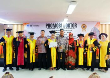 Kapus Program Bela Negara LPPM Unhan RI Jadi Penguji Eksternal Promosi Doktor UNM Makassar