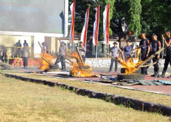 Skill Challenge Pemadam Karhutla Polda Sulsel