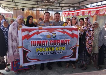 Jumat Curhat Polsek KPN bersama warga Ujung Sabbang Parepare